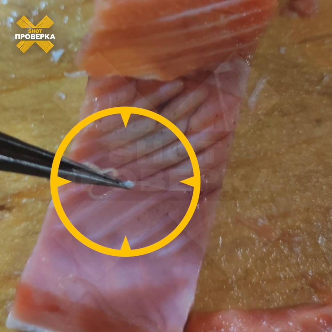 Москвичка обнаружила червей в рыбе из «ВкусВилла»